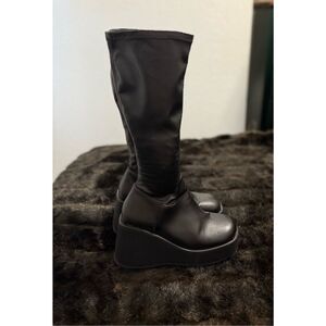 Steve Madden Women's Duke 30 Y2K Chunky Boots platform 6